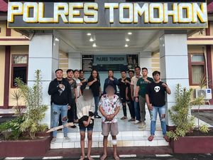 Pria Tikam Teman di Tomohon Berakhir Kaki Ditembak, Adik Pelaku Diamankan