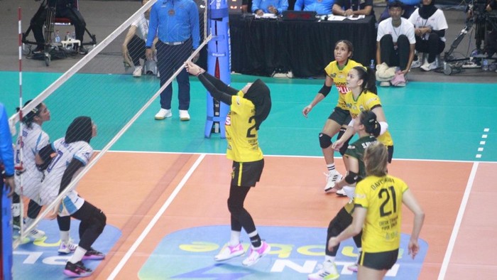 Tim putri Gresik Petrokimia Pupuk Indonesia berada di posisi ketiga di Proliga 2025.