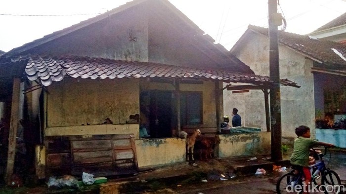 Rumah nenek SA di Klaten yang viral ngutil bawang di Pasar Mangu Boyolali. Foto diunggah Sabtu (10/5/2025).
