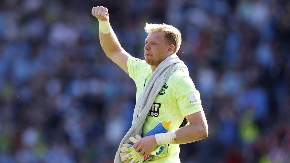 Newcastle United merekrut Aaron Ramsdale dengan status pinjaman dari Southampton (Foto: Action Images via Reuters/Peter Cziborra)