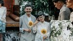 Busana Nikah Aci Resti dan Shadu Rasjidi dari Daur Ulang Sampah Tekstil