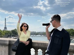 Foto: Gaya Alyssa Daguise dan Al Ghazali Bridal Dinner di Paris