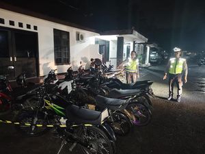 Polres Purbalingga Tilang 23 Motor Balap Liar Saat Patroli Premanisme