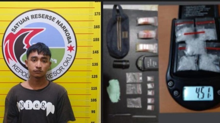 Bandar sabu di OKU Ditangkap polisi