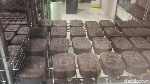 Berkeliling pabrik PT Kutus Kutus Herbal yang mana diperkenalkan produk minyak balur dan skincare-nya, Minggu (11/5/2025). (Ni Komang Ayu Leona Wirawan)