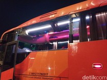 Pelatih Persik Terluka Usai Bus Dilempari Batu di Kanjuruhan