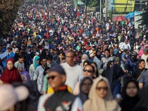 CFD Depok Kembali Digelar, Warga Padati Jalan Margonda untuk Berolahraga
