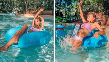 Hasil foto ideal vs momen ketika kecebur. Foto: ViennaDoll via BoredPanda