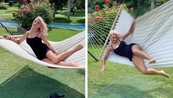 Foto Instagram vs realita saat pengambilan gambarnya. Foto: ViennaDoll via BoredPanda