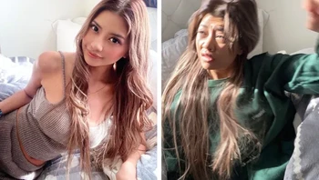 Muka bangun tidur ala Instagram vs momen bangun tidur yang sebenarnya. Foto: ViennaDoll via BoredPanda