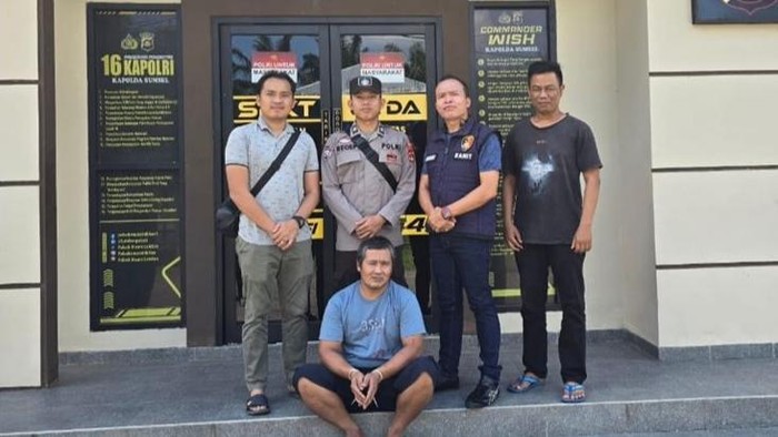 Hendrik yang buron 5 buron usai curi dan ancam pemilik sawit di Musi Rawas ditangkap