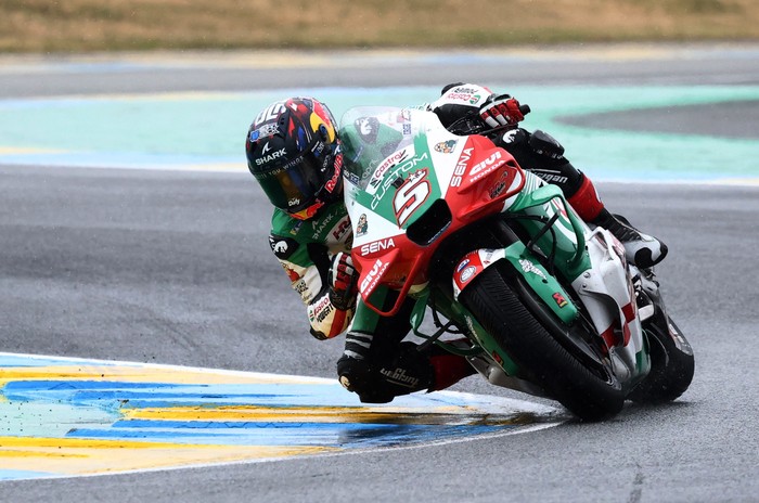 MotoGP - French Grand Prix - Bugatti Circuit, Le Mans, France - May 11, 2025 LCR Hondas Johann Zarco in action during the MotoGP race REUTERS/Stephane Mahe