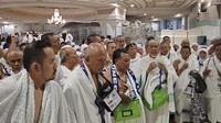 Kegiatan ini menandai dimulainya rangkaian ibadah haji mereka setelah menjalani masa persiapan di Madinah.