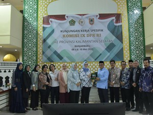 Komisi IX DPR Kunjungi Embarkasi Banjarbaru, Tinjau Pelayanan Kesehatan Haji