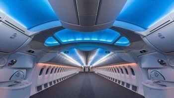 Foto interior pesawat tanpa tempat duduk. Foto: kaizenexecutive via Bored Panda  