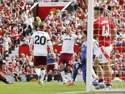 Manchester United kalah dari West Ham 0-2 di Old Trafford dalam lanjutan Liga Inggris, Minggu (11/5) malam WIB (Reuters)
