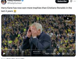 Momen Harry Kane Angkat Trofi Pertama, Netizen: Selamat