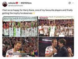 Momen Harry Kane Angkat Trofi Pertama, Netizen: Selamat