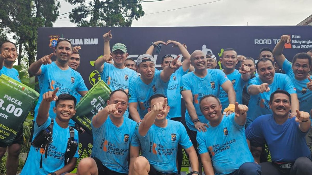 Bukan Sekadar Lari, Riau Bhayangkara Run Langkah Kaki untuk Diri dan Bumi