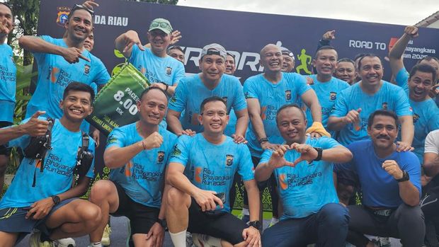 Polda Riau gelar 'Riau Bhayangkara Run 2025'.
