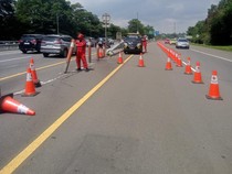 Long Weekend, Contraflow Pagi Ini di Km 44-46 Tol Jagorawi Arah Puncak