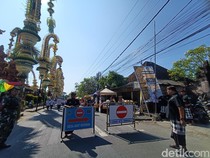 Ada Upacara Pengerebongan, 3 Ruas Jalan Denpasar Ditutup Hari Ini