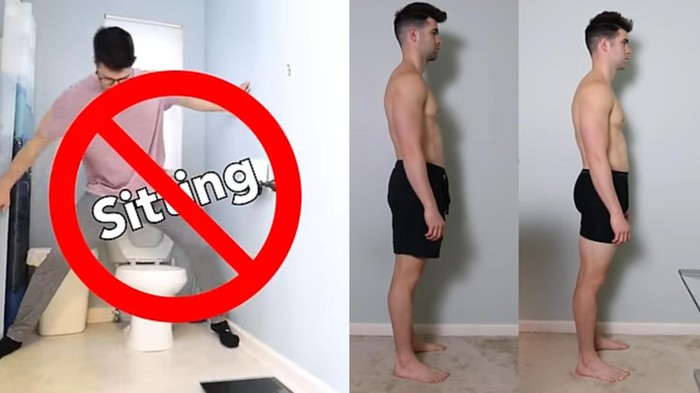 Viral Eksperimen YouTuber Pria Tak Duduk Selama 5 Hari, Ini yang Terjadi