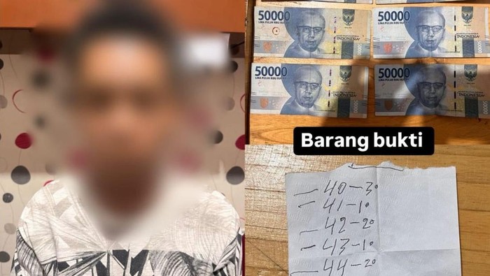 Agen judi online di Barito Kuala ditangkap.