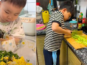 Di China Ada Tren Anak-anak Sibuk Masak Buat Orang Tua