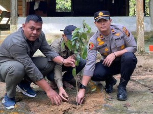 Cara Polisi di Kuansing Gandeng Organisasi Lingkungan Lestarikan Hutan Lindung