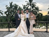 6 Momen Gisel-Cinta Brian di Pernikahan Luna Maya