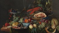 Di Museum Boijmans Van Beuningen, Rotterdam, Belanda ada lukisan tentang meja makan yang penuh dengan hidangan mewah. Lukisan ini dibuat oleh Jan Davidsz de Heem yang membayangkan bagaimana seorang sultan ketika berpesta di meja makannya. Foto: Tiqets