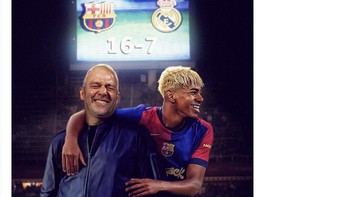 Total skor El Clasico musim ini yang didominasi Barcelona. Foto: X.com