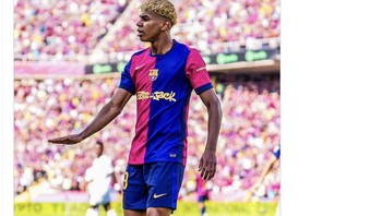 Di usia 17 tahun, Lamine Yamal menguasai Real Madrid. Foto: X.com