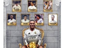 Namun Madrid boleh berbangga karena di musim debutnya, Mbappe melesakkan rekor gol. Foto: X.com