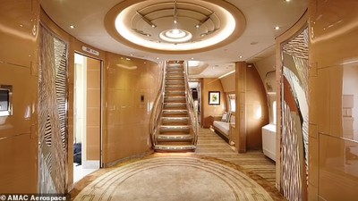 Bagai Istana di Langit, Intip Jet Mewah dari Qatar untuk Donald Trump