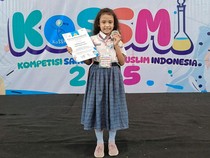 Madina Raih Honorable Mention di KOSSMI 2025, Sudah IPA Banget Sejak Balita