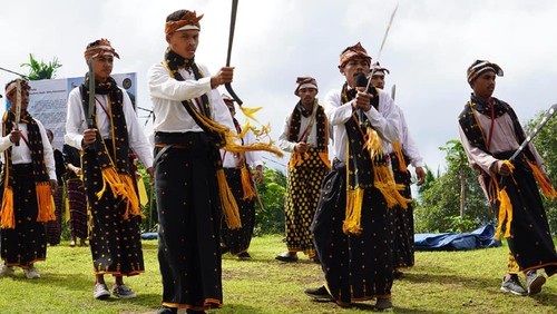 Kampung Pajoreja di kaki Gunung Ebulobo, Kecamatan Mauponggo, Kabupaten Nagekeo, NTT. (Dok. Badan Otorita Pariwisata Labuan Bajo Flores (BOPLBF))