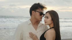 Potret Mahalini Gak Kalah Bersinar dari Terik Matahari di Pantai