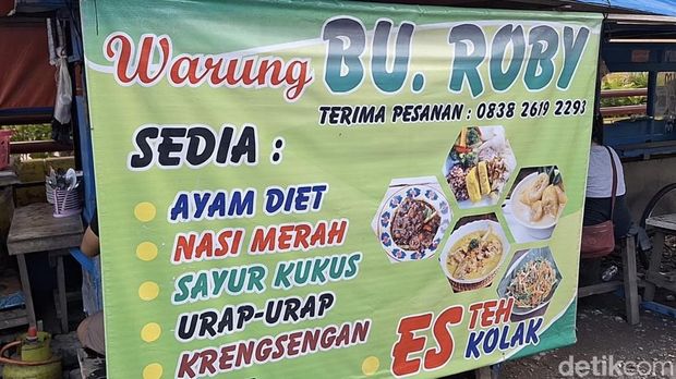 Menu makanan Warung Bu Roby yang jadi langganan binaragawan hingga warga yang sedang diet