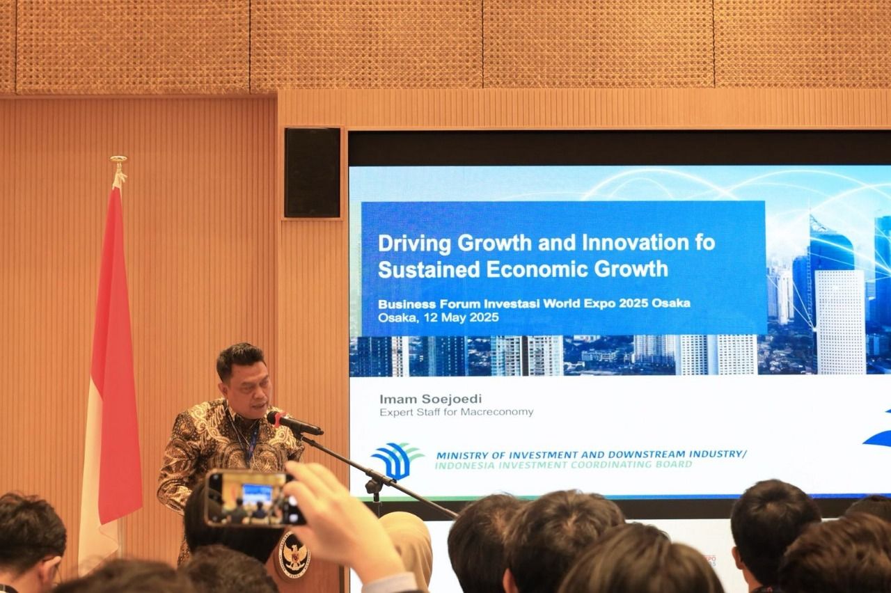 Paviliun Indonesia di World Expo 2025 Osaka kembali mewadahi forum bisnis untuk membuka peluang investasi antara pelaku usaha, pemangku kebijakan, dan mitra internasional dari Jepang. (Dok BI)