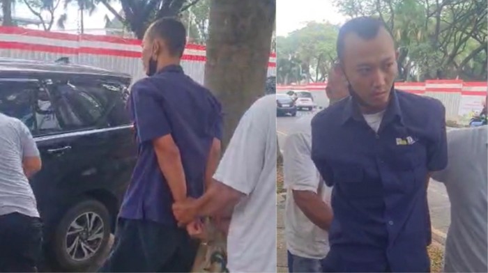 Pelarian Januar Murdianto alias Jawir berakhir sudah. Jawir yang kabur dari PN Jakut ditangkap saat mengunjungi pacar. (dok Kejari Jakut)