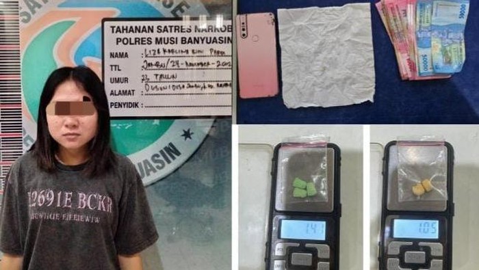 Pengedar narkoba di Kabupaten Musi Banyuasin ditangkap.