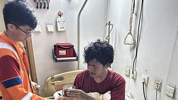 Perwira Pertamina selamatkan nelayan