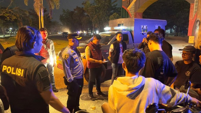 Polres Pelalawan menggencarkan patroli Tim Raga mengantisipasi premanisme.
