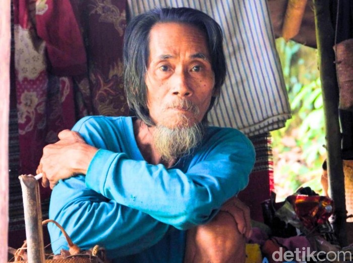 Salah satu masyarakat Punan Sajau Batu Benau