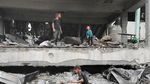 Sekolah Pengungsian di Gaza Hancur Dihantam Serangan Israel