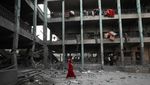 Sekolah Pengungsian di Gaza Hancur Dihantam Serangan Israel