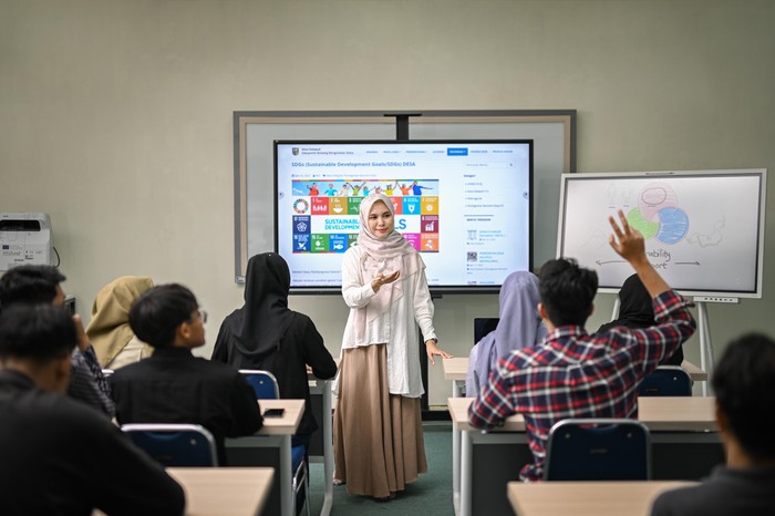 Suasana perkuliahan di Universitas Ahmad Dahlan (UAD) Jogja. Foto diunggah Selasa (13/5/2025).