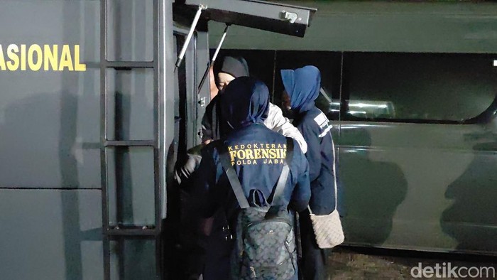 Tim Forensik Polda Jabar di RSUD Pameungpeuk, Garut